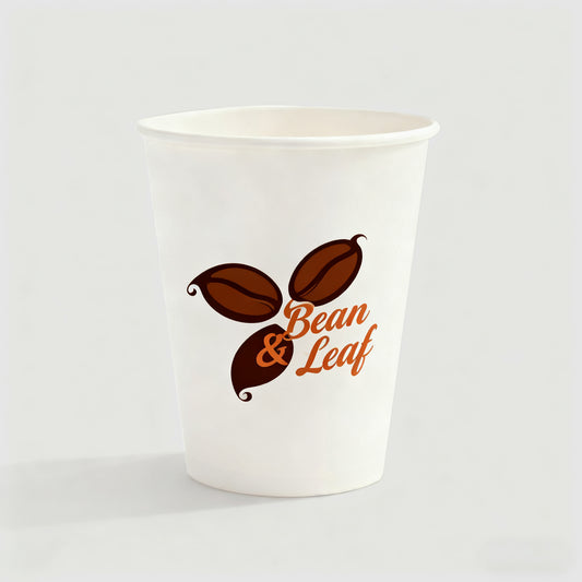 12 oz Custom Recyclable Paper Cups