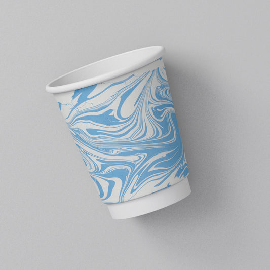 8 oz Custom Recyclable Double Wall Paper Cups