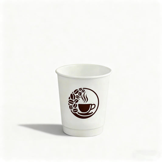 8 oz Custom Recyclable Double Wall Paper Cups